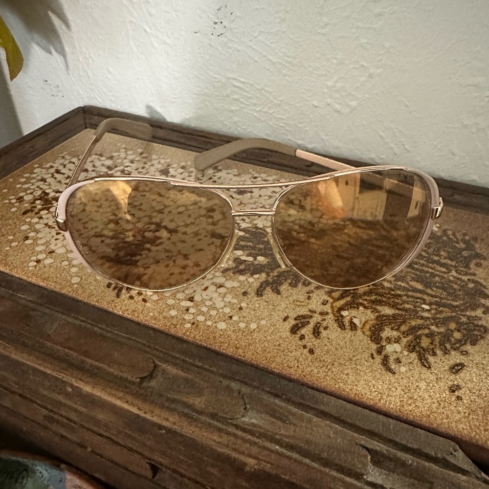 Michael Kors Gold Aviator Sunglasses